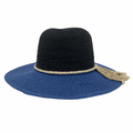 Jacaru 1870 Black & Blue Ladies Hat