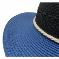 Jacaru 1870 Black & Blue Ladies Hat